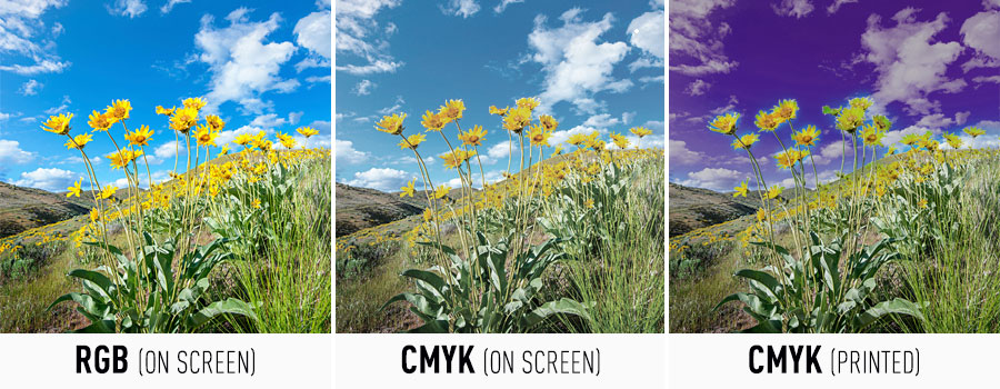 RGB vs CMYK Image